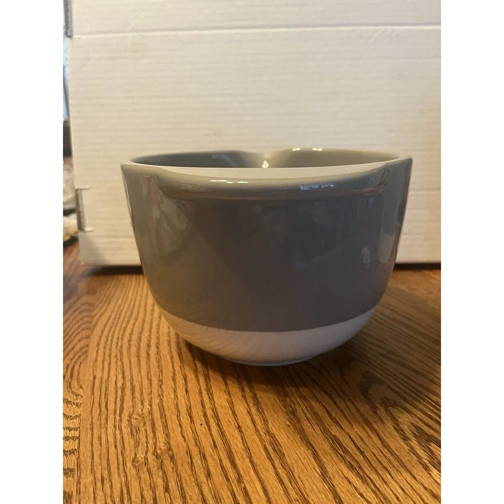 Mix It Up Red & White Stoneware Mixing Bowl 5-1/4